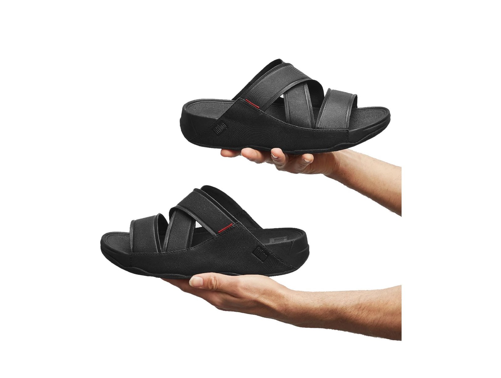 Sandale Chi En Cuir Noir
