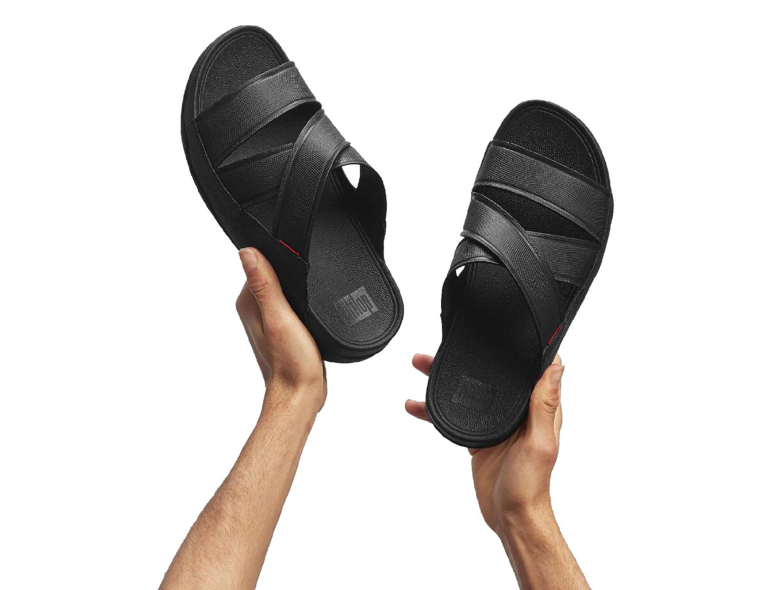 Sandale Chi En Cuir Noir