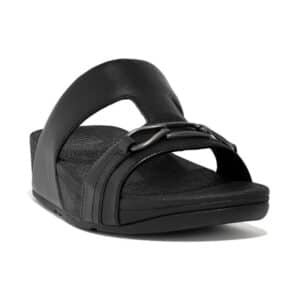 Sandales Hallye Chaîne Leather noir 