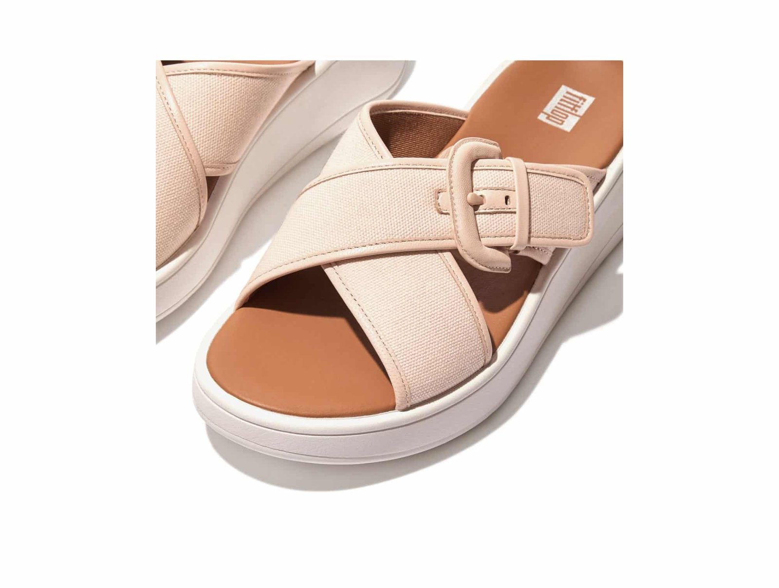 Sandale Mode En Cuir Rose Clair 