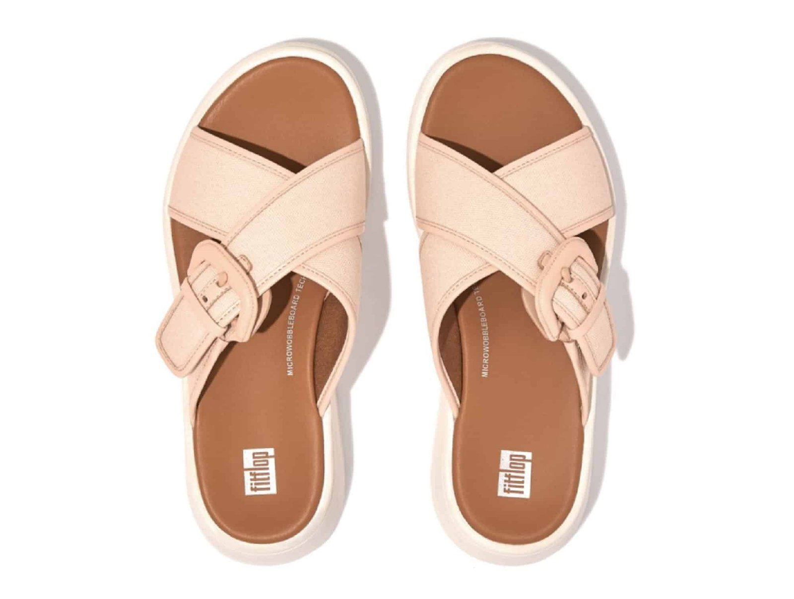 Sandale Mode En Cuir Rose Clair 