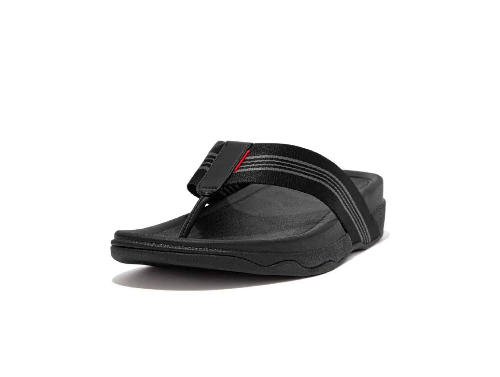 Sandale Surfer Stripe Webbing noir