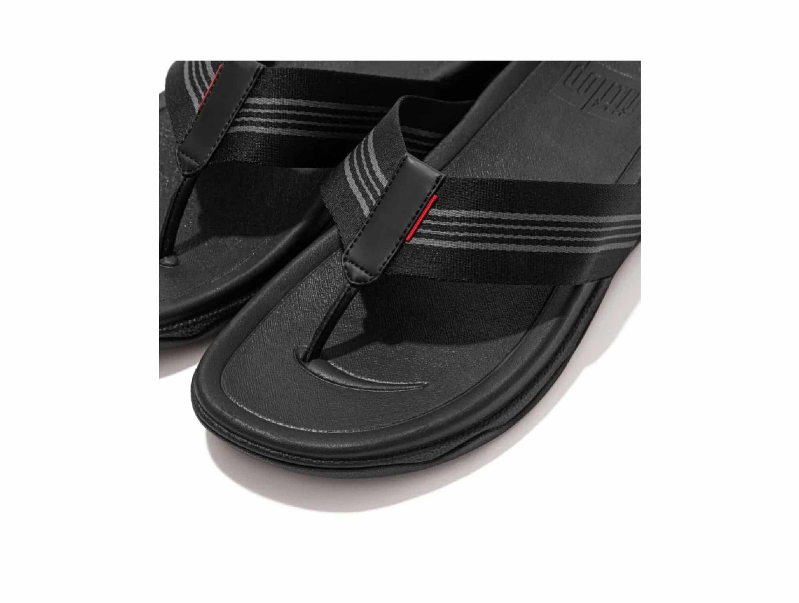 Sandale Surfer Stripe Webbing noir