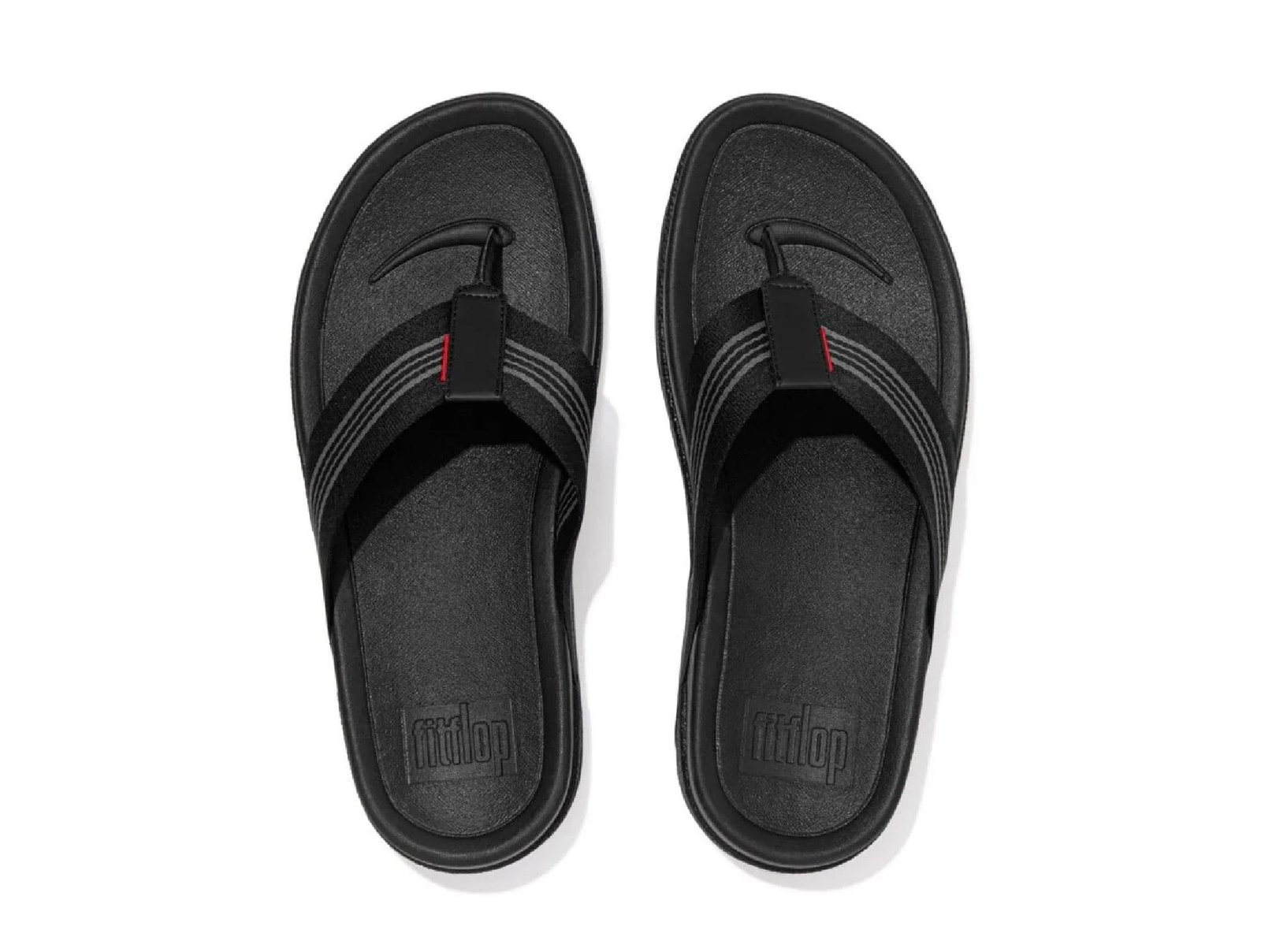 Sandale Surfer Stripe Webbing noir