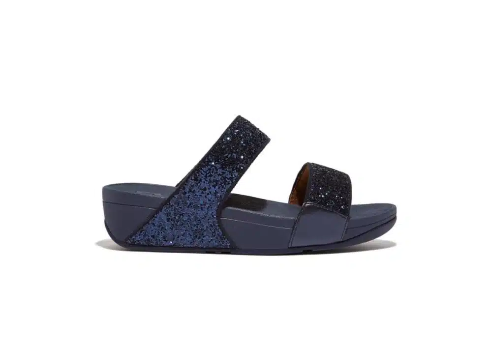 Sandales Lulu Glitter Slides bleu
