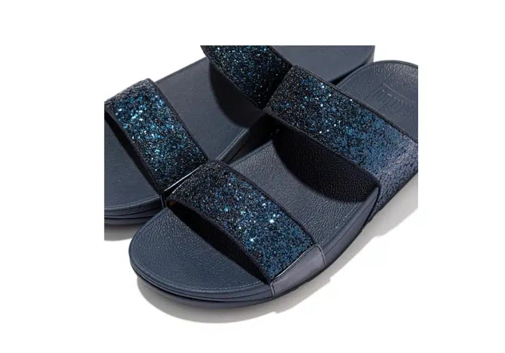 Sandales Lulu Glitter Slides bleu