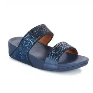Sandales Lulu Glitter Slides bleu