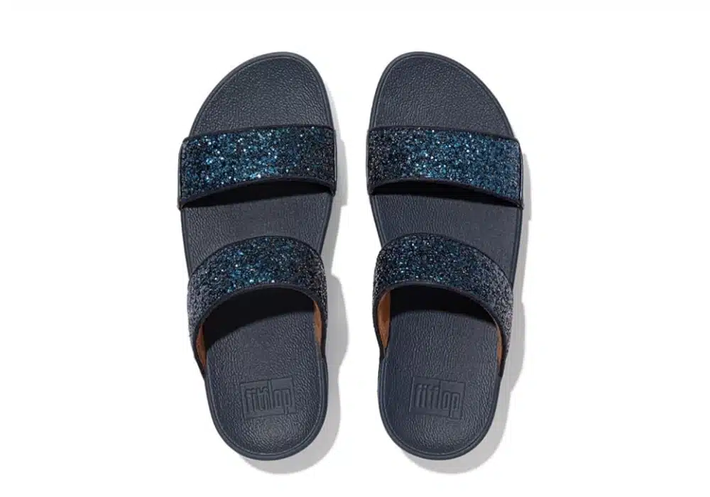 Sandales Lulu Glitter Slides bleu