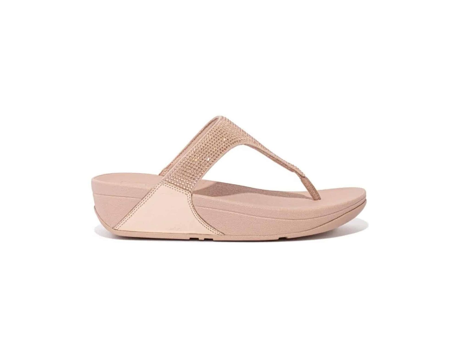 Tong Lulu Crystal Embellished Rose gold