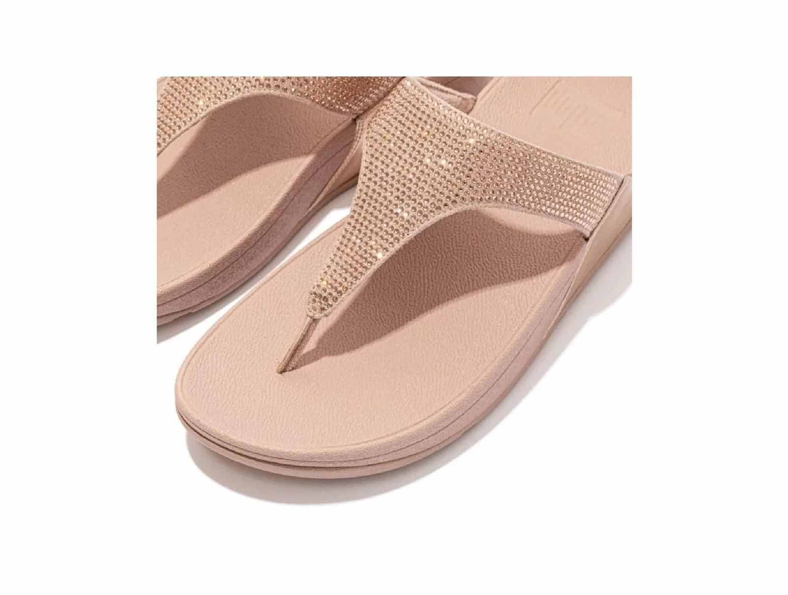 Tong Lulu Crystal Embellished Rose gold