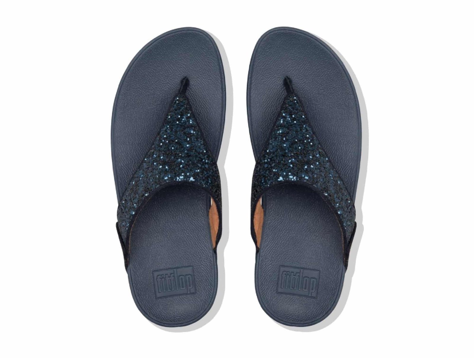 Tong Lulu Glitter Toe Midnight-navy