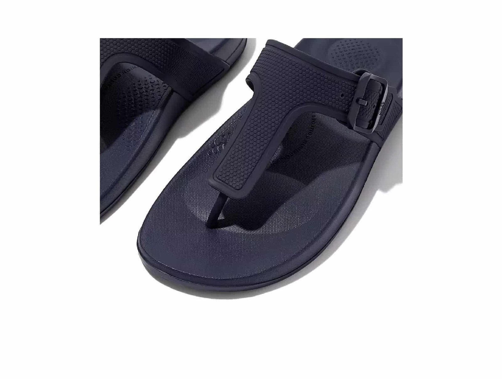 Tong en cuir Trakk II bleu marine