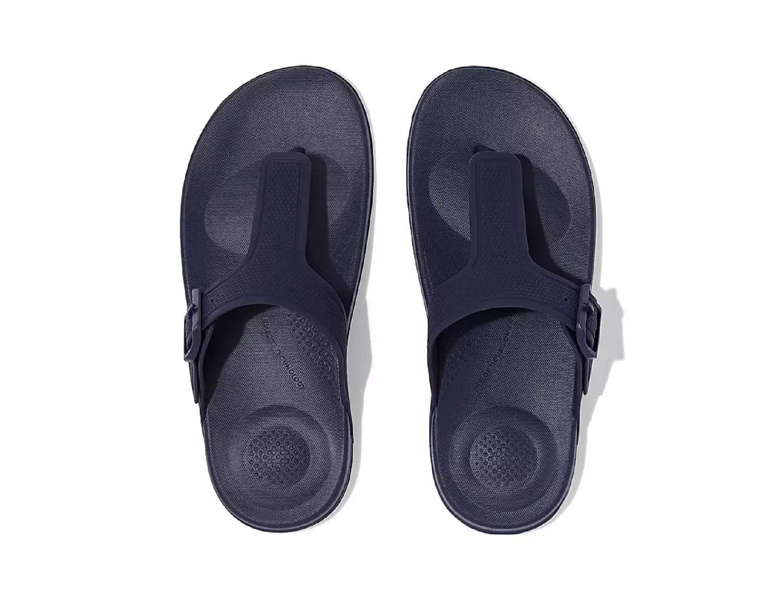 Tong en cuir Trakk II bleu marine