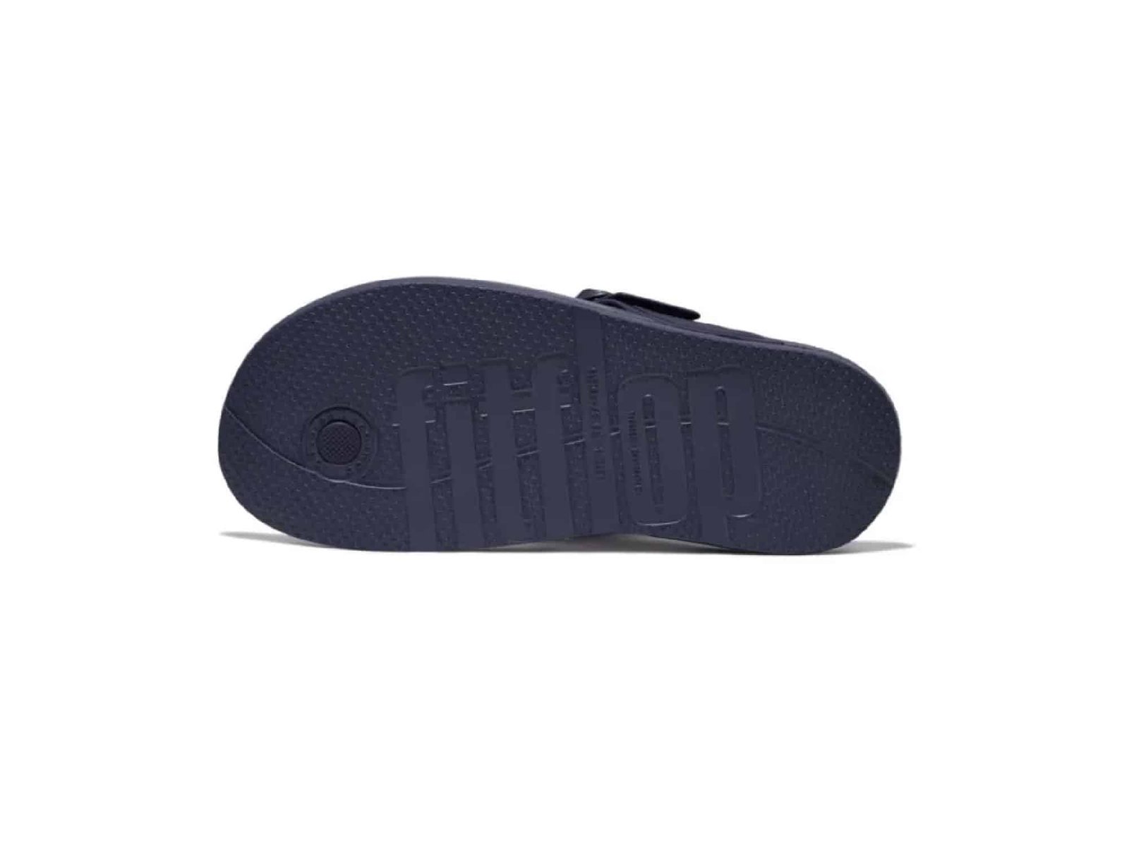 Tong en cuir Trakk II bleu marine