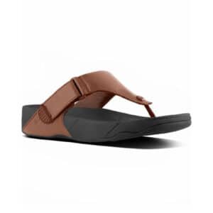 Tongs Trakk En Cuir II Marron