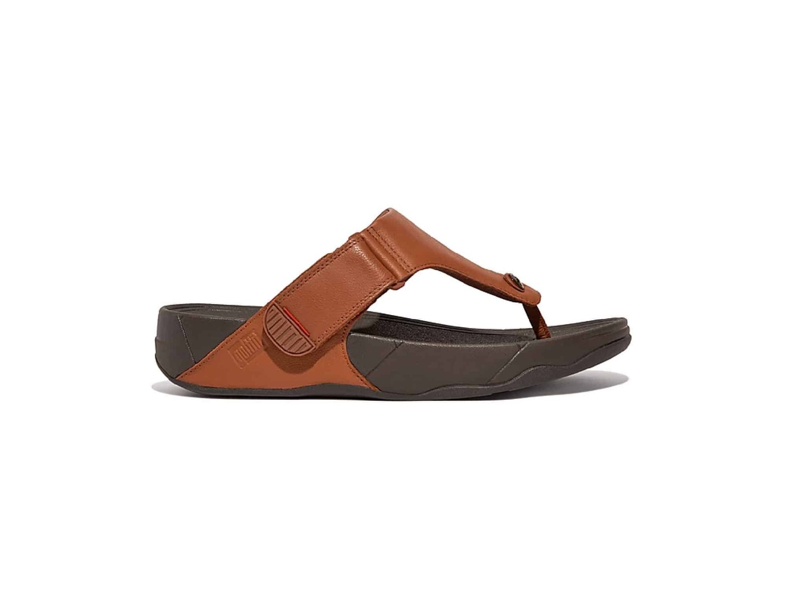 Tongs Trakk En Cuir II Marron