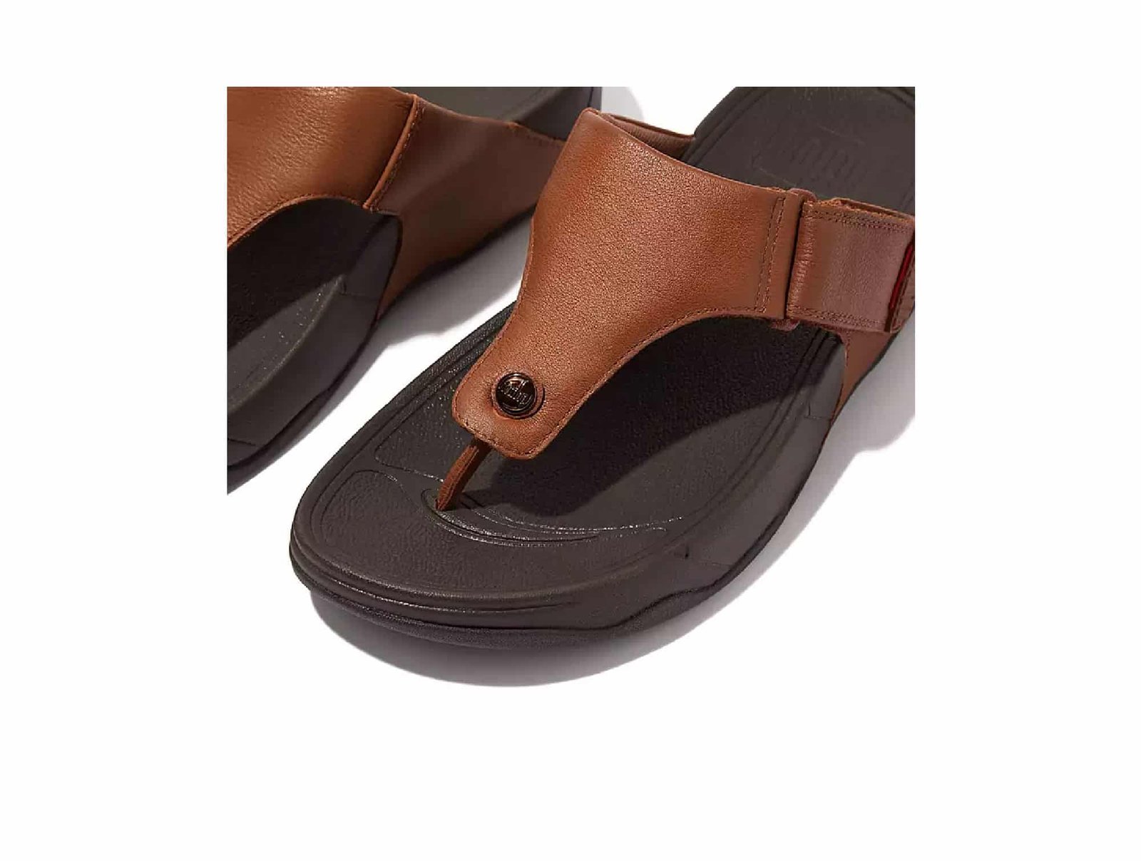 Tongs Trakk En Cuir II Marron