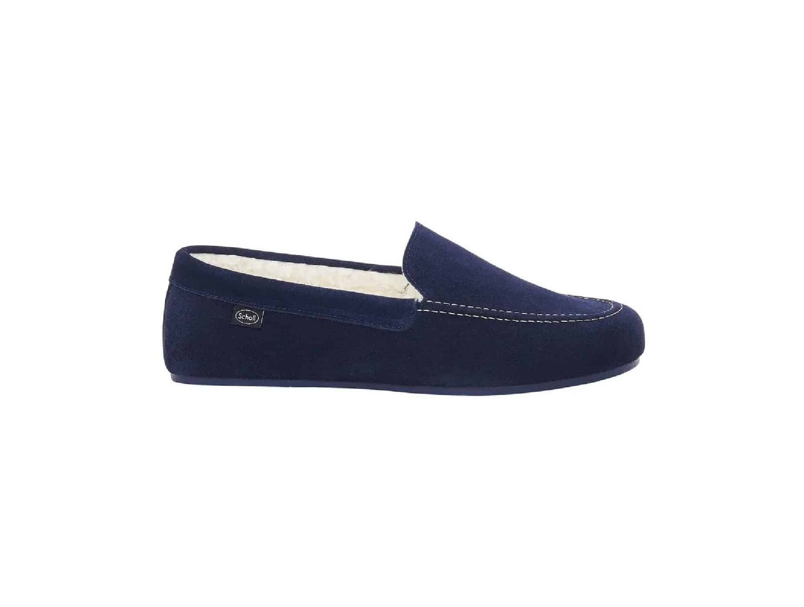 Pantoufle Cheminée Bleu Marine