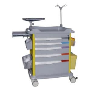 Chariot-de-soin-d’urgence-à-5-tiroirs