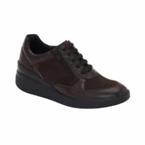 Emma Lacets Marron foncé