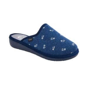 Mule Lauren Bleu marine