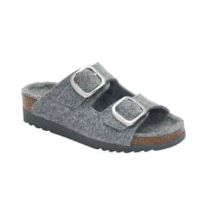 Pantoufle Ilary Fluffy Gris