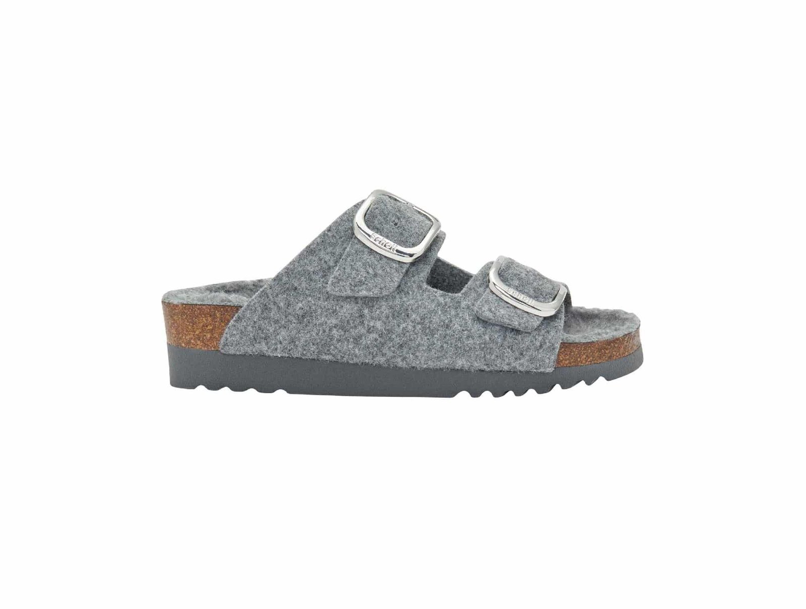 Pantoufle Ilary Fluffy Gris