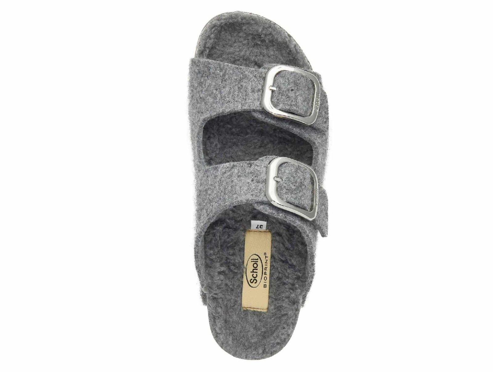 Pantoufle Ilary Fluffy Gris