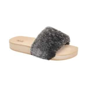 Pantoufles Willow Flat Gris