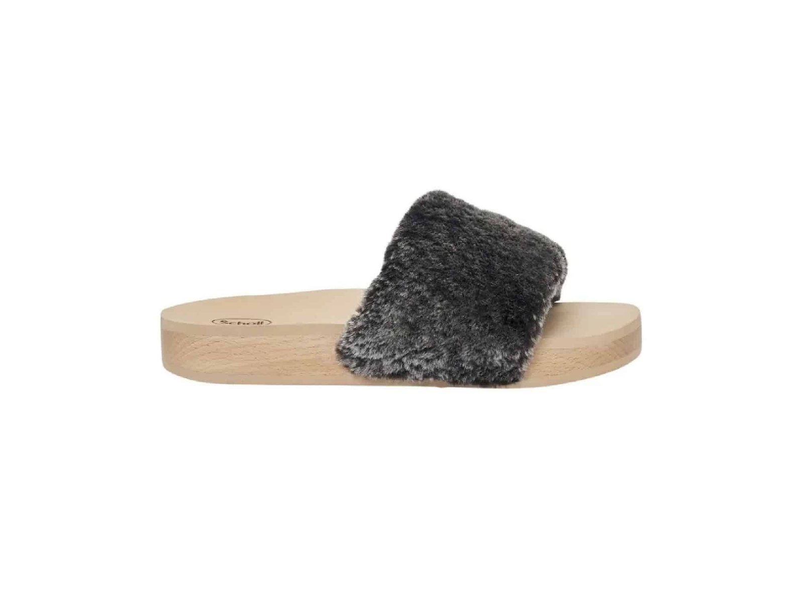 Pantoufles Willow Flat Gris
