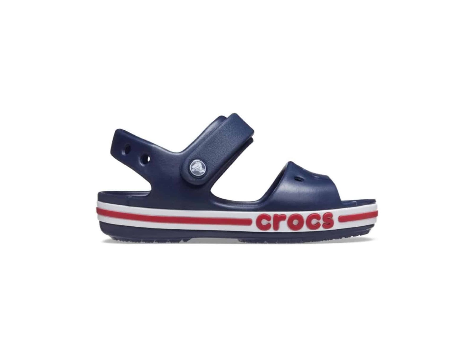 Sandale crocs  bayaband sandal k bleu rouge