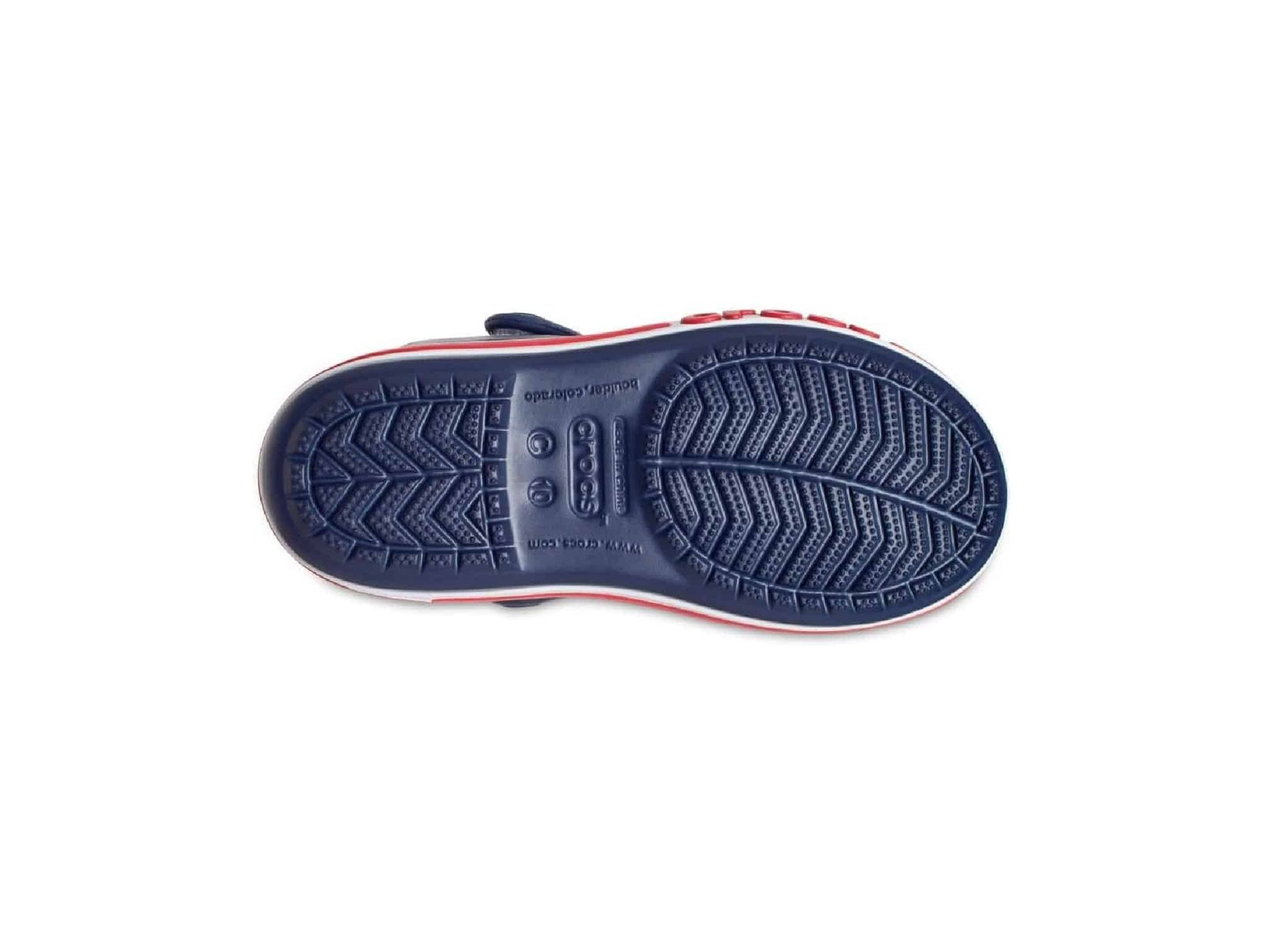 Sandale crocs  bayaband sandal k bleu rouge