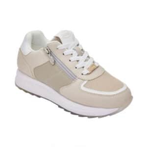 Baskets Beverly Lacets Beige