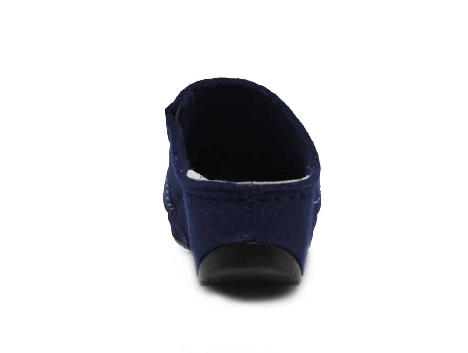 Mule Inverness Strass bleu marine
