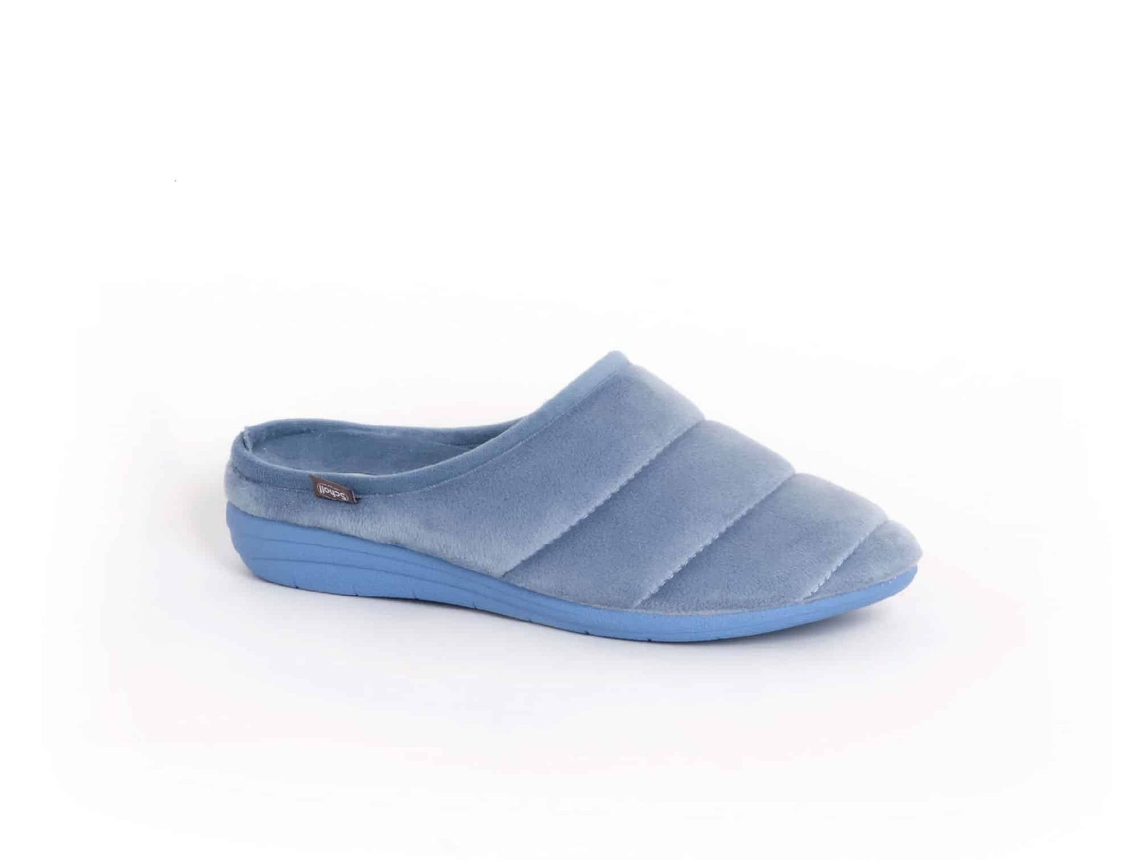 Pantoufle Milly Double Bleu/Gris