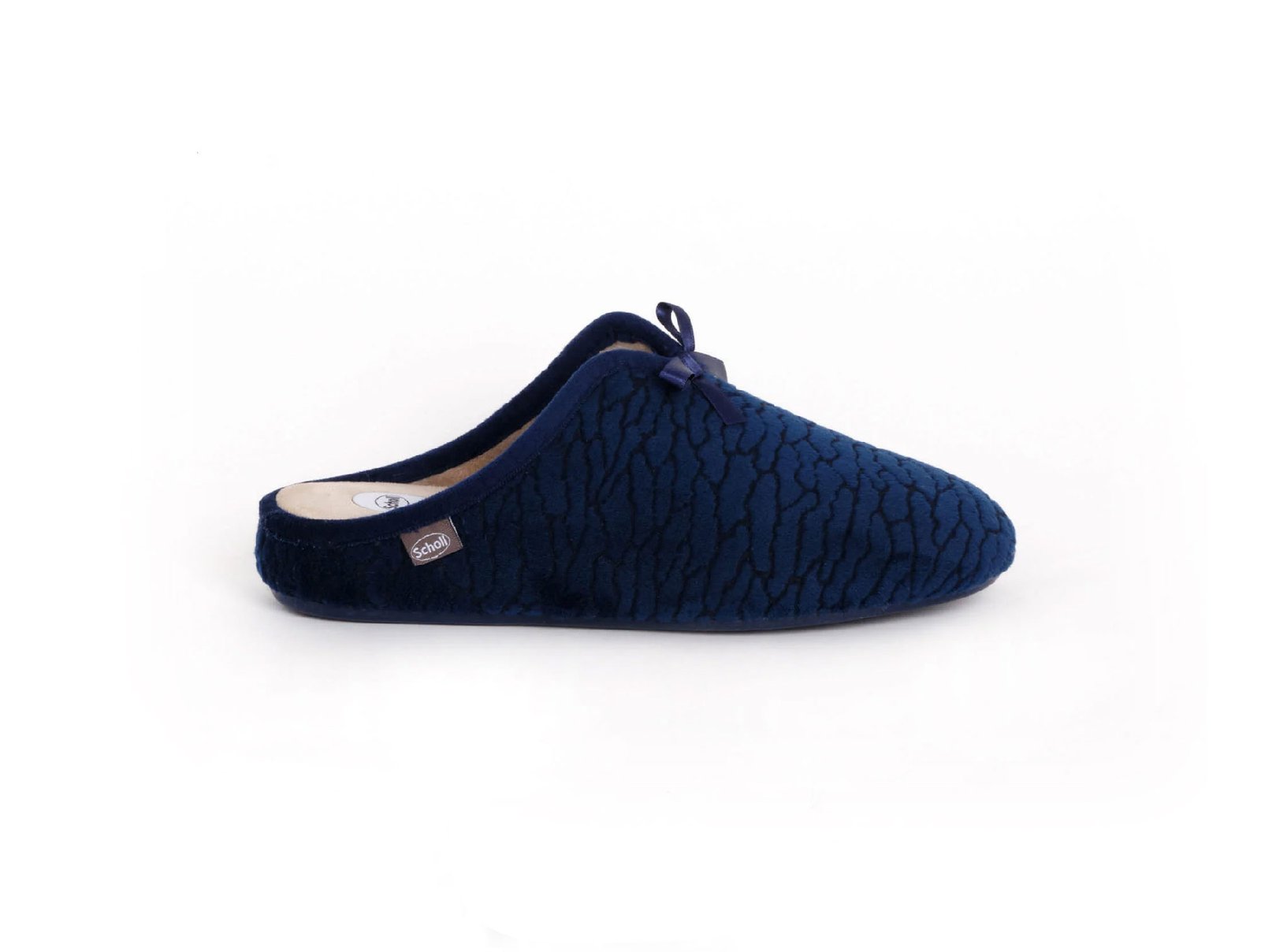 Pantoufle Rachele PrntMicro4 Bleu marine