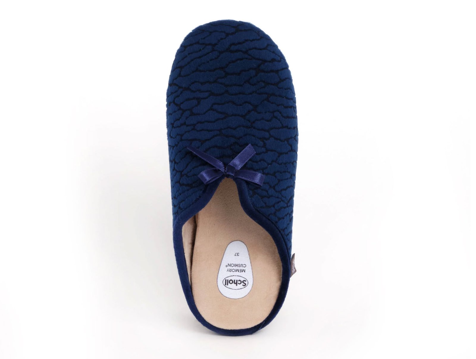 Pantoufle Rachele PrntMicro4 Bleu marine