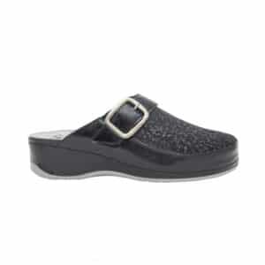 Sabot Gemini Buckle Noir