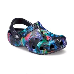 Sabot-Crocs-Classic-Dino-Clog-T-Bleu-Multi