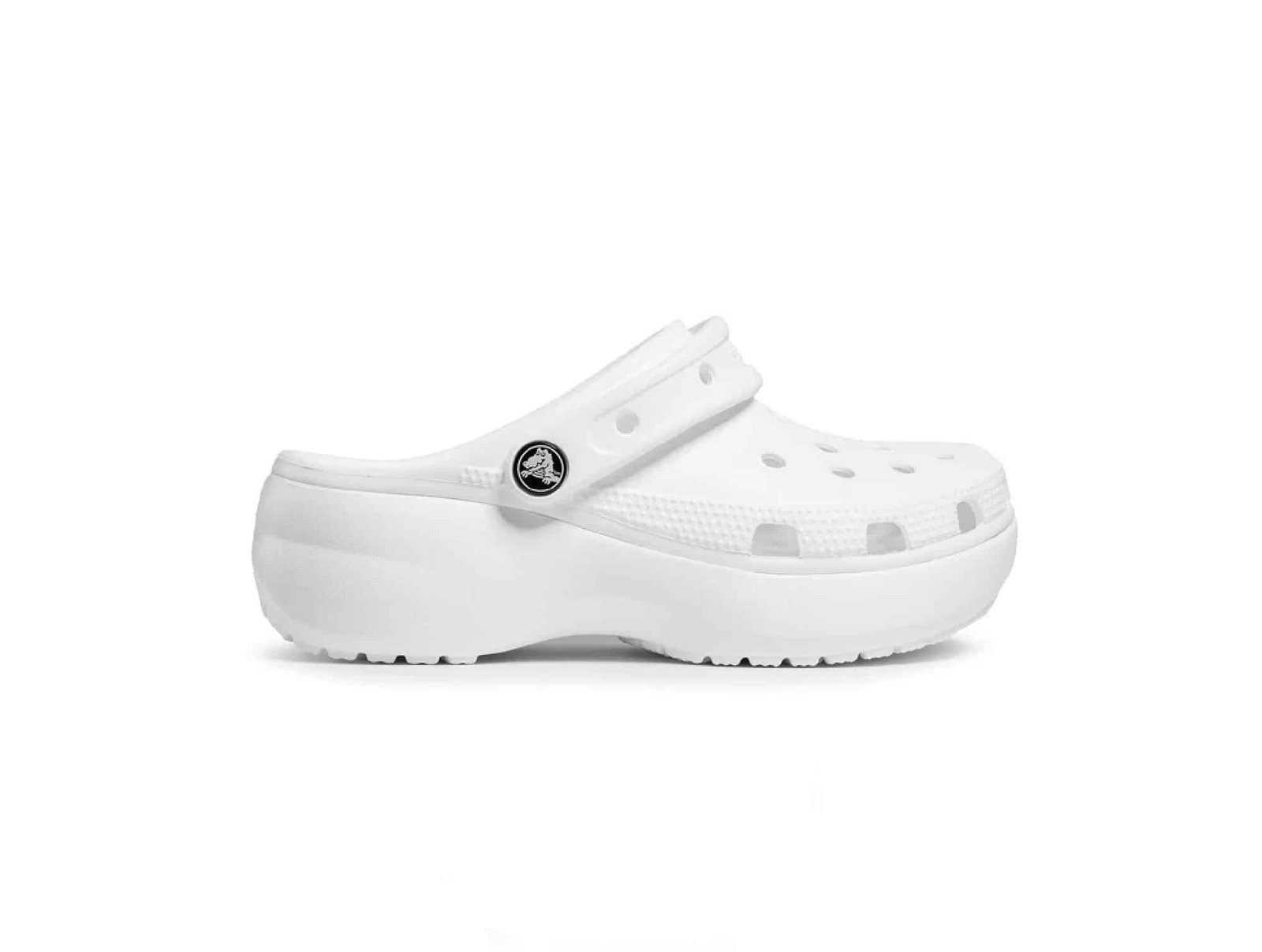 Sabot Crocs Classic Platform Blanc