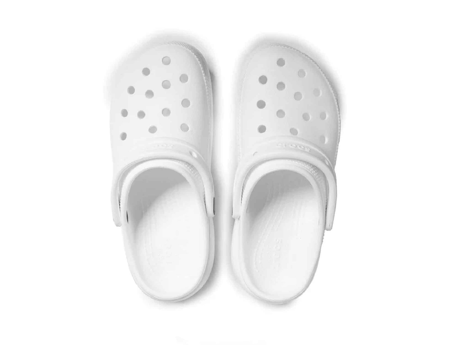 Sabot Crocs Classic Platform Blanc