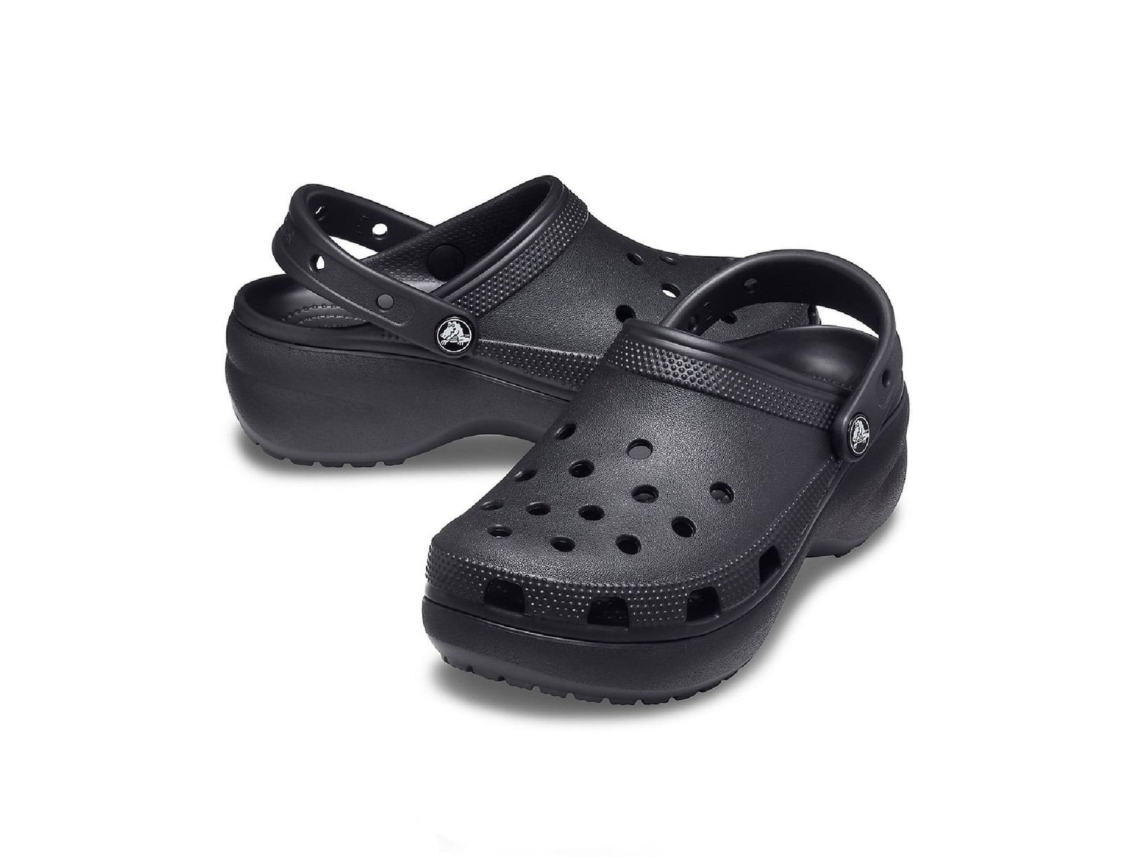Sabot Crocs Classic Platform Clog Noir