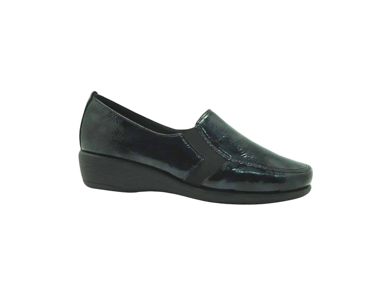 Chaussure Tower Step Goat Suede Bleu