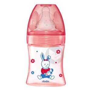 Biberon 150mL tétine ronde 3 vitesses 0-6 Mois