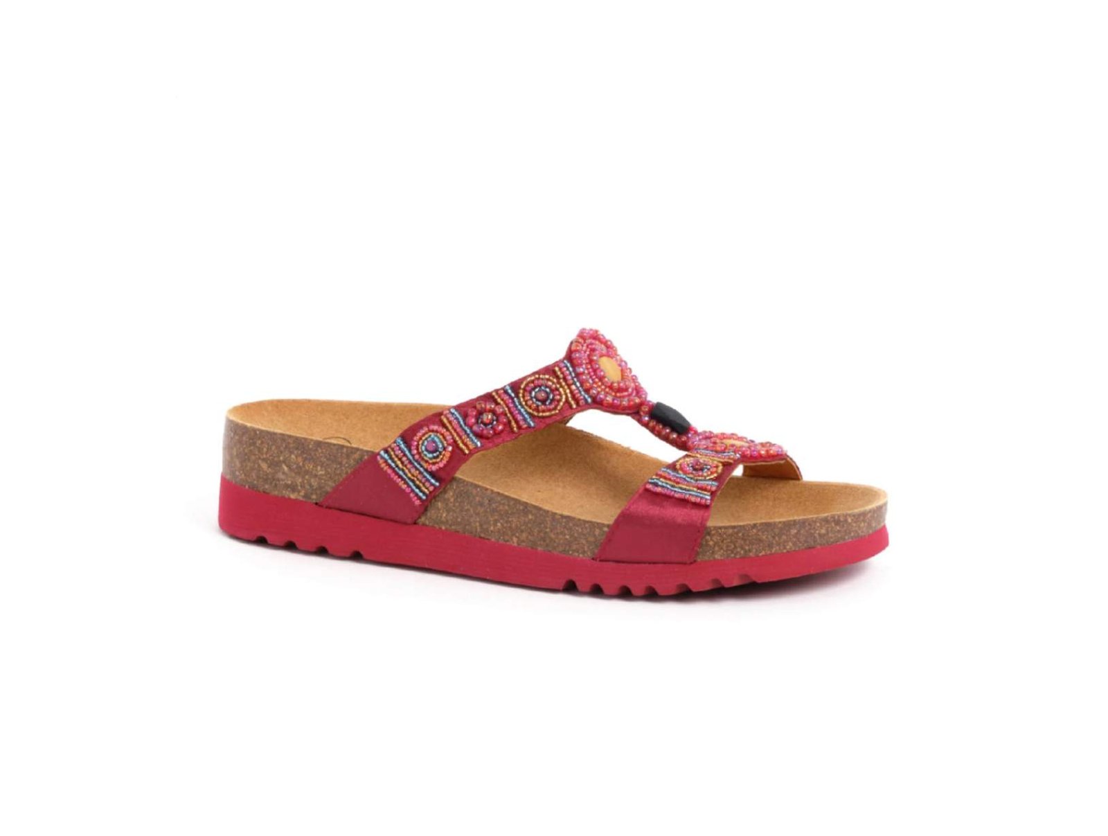 Sandales NEW BOGOTA SatinBds-W Rouge