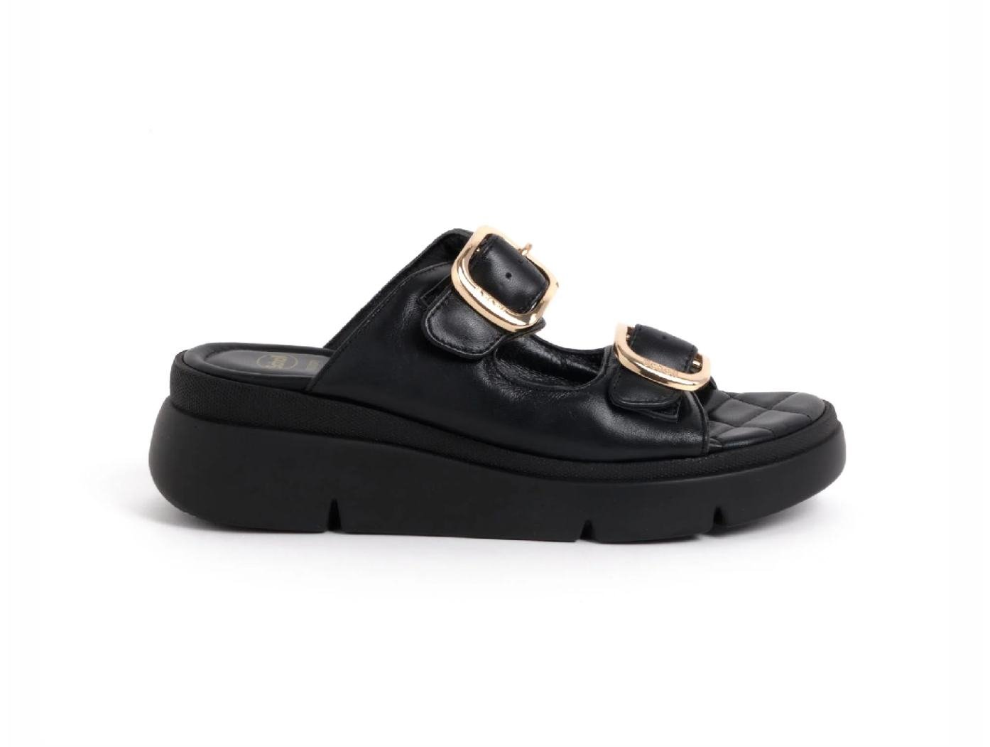 Sandale Bali Buckle Lea Noir