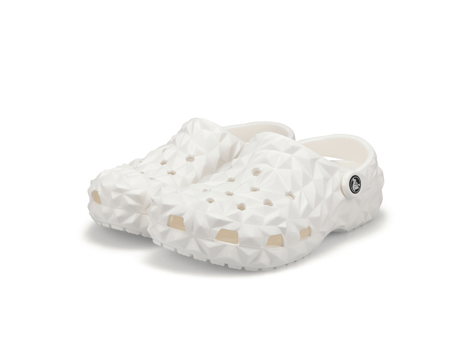 Sabot Classic Geometric Clog Blanc