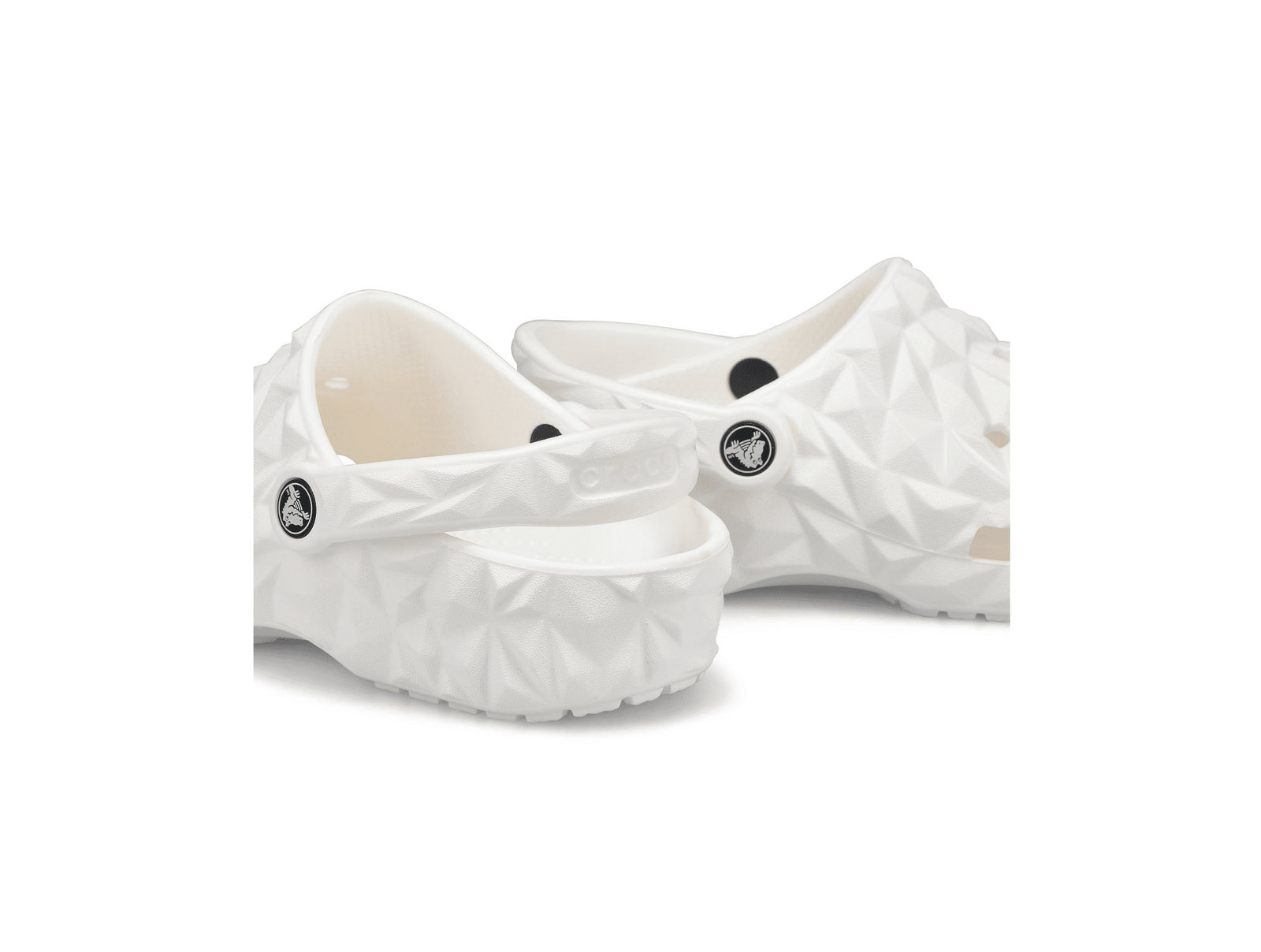 Sabot Classic Geometric Clog Blanc
