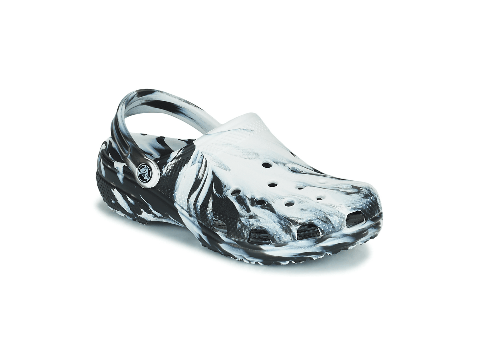 Sabot-Classic-Marbled-Clog-K-Noir-Blanc
