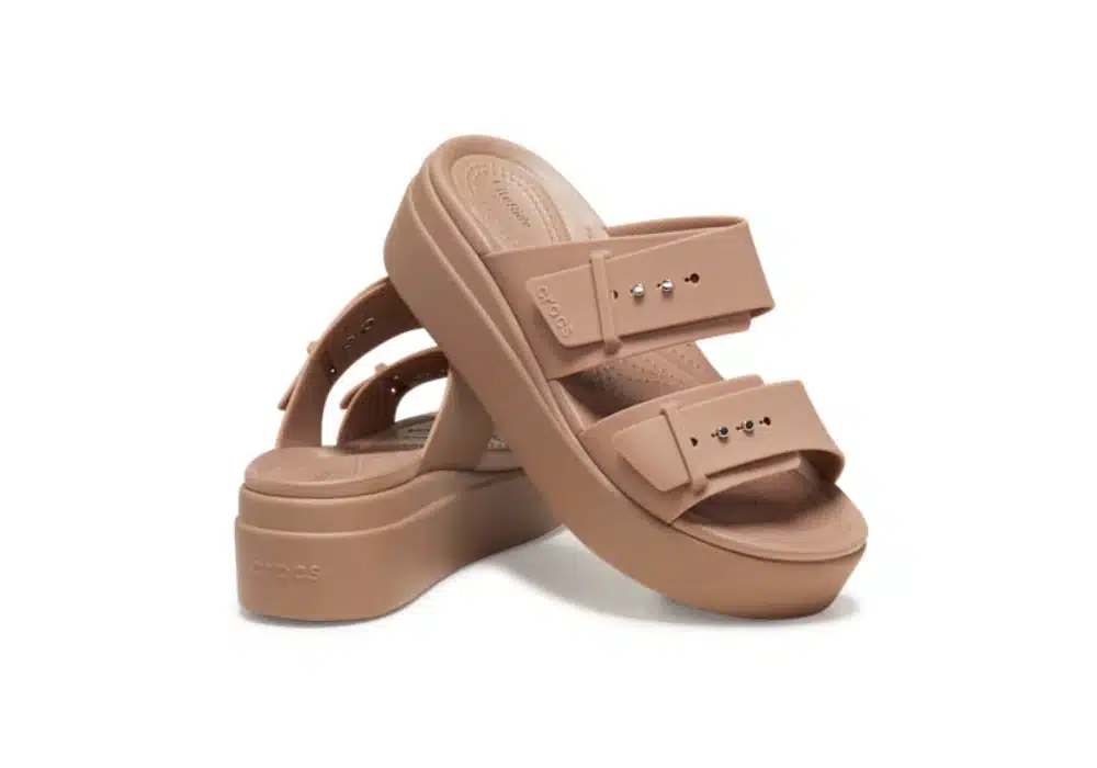 Sandale Crocs Brooklyn Buckle Beige